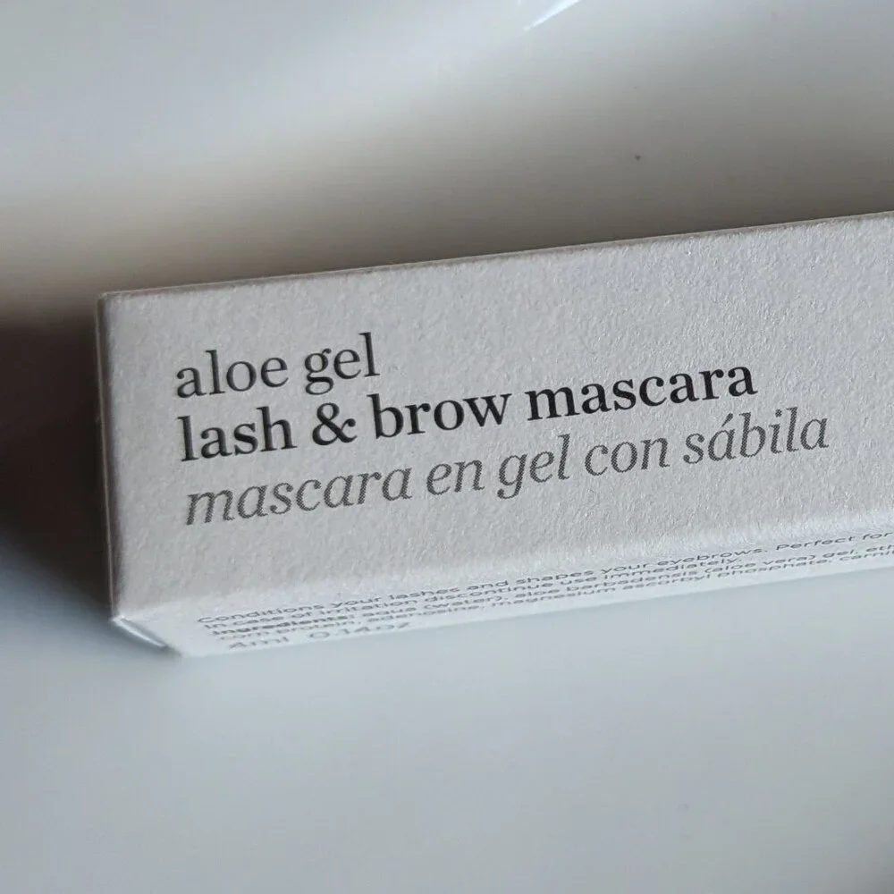 Ere Perez aloe gel lash & brow mascara a clear all-in-one mascara and brow gel